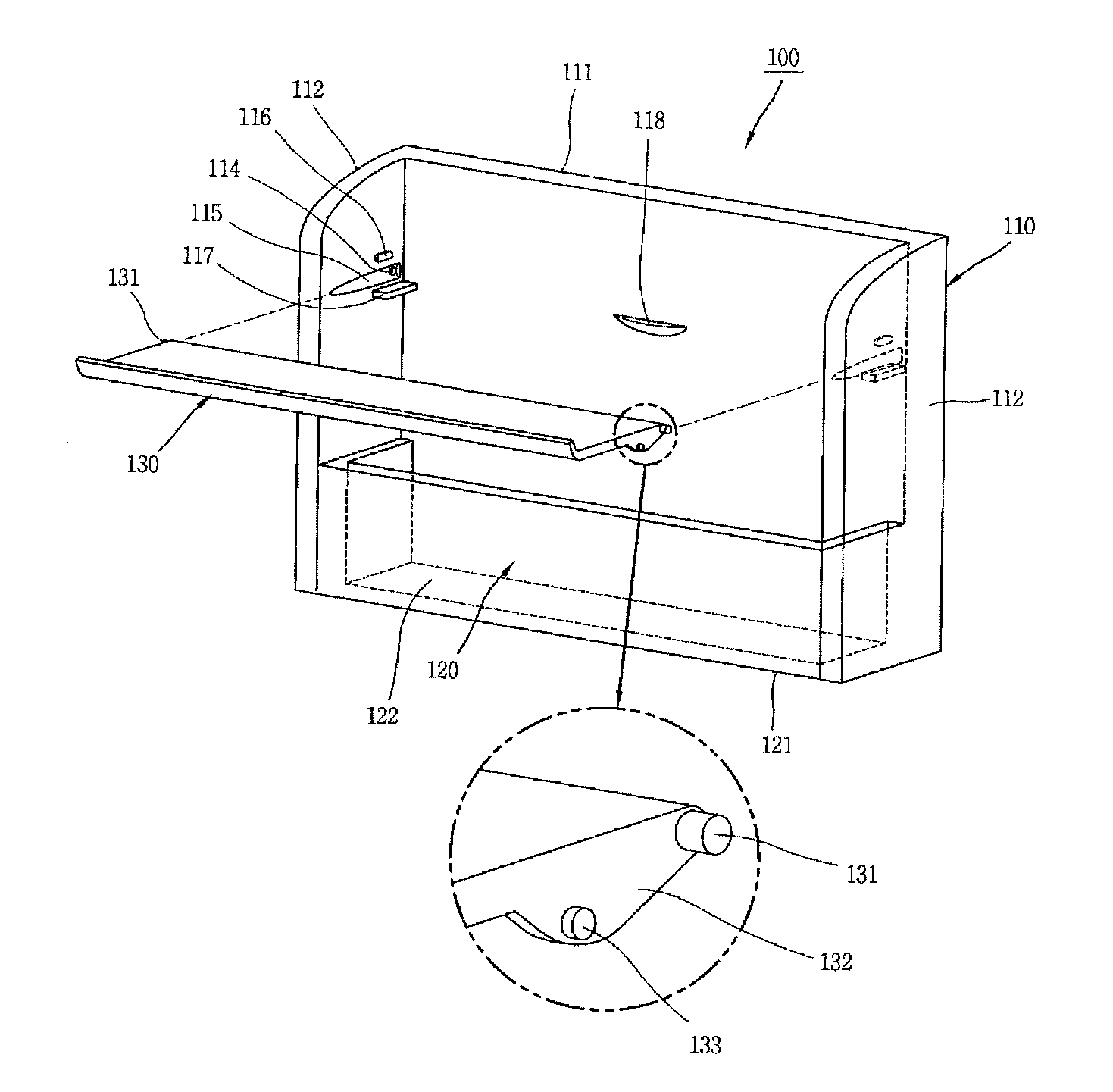 Keeping device for refrigerator and refrigerator having the same