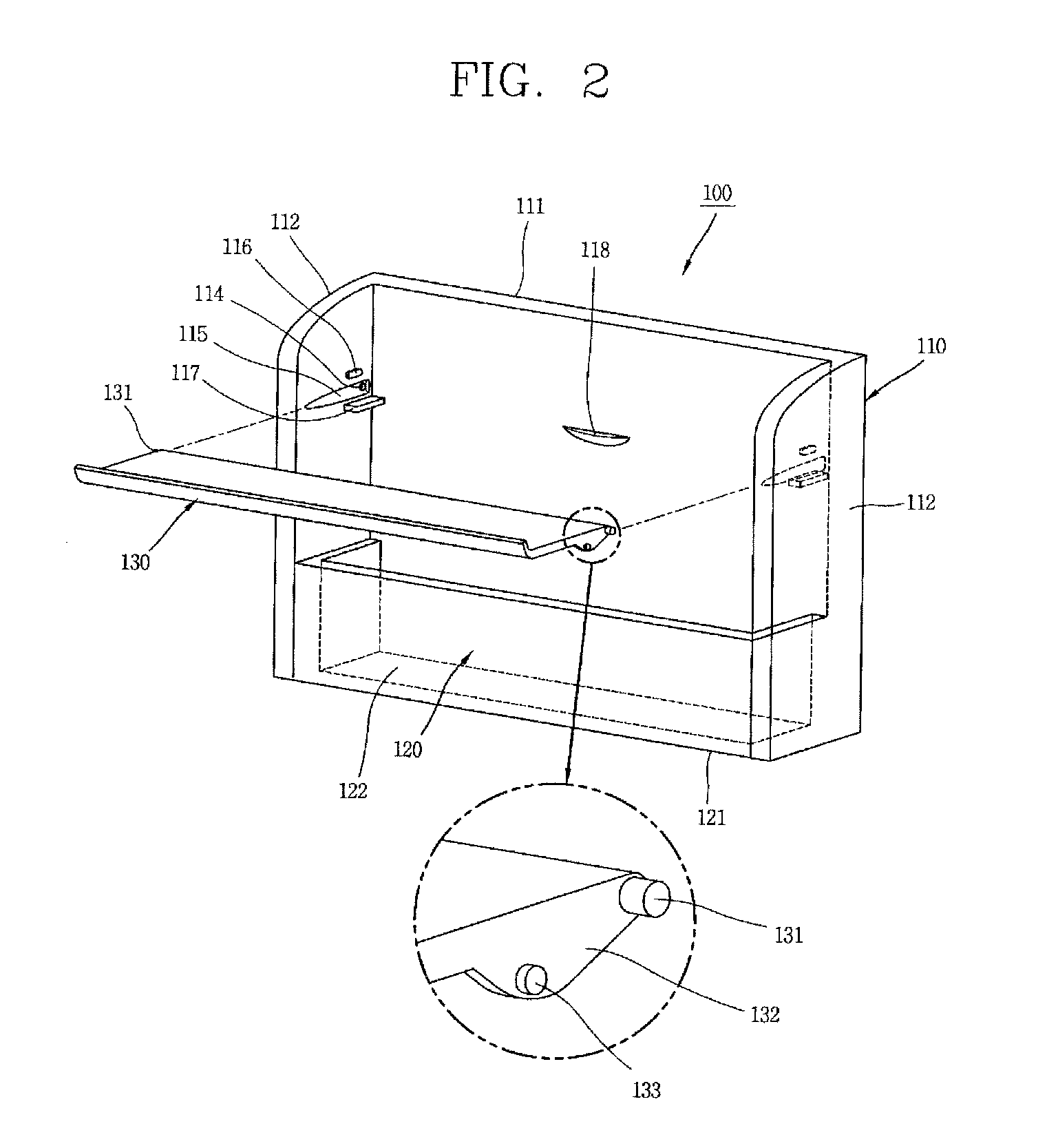 Keeping device for refrigerator and refrigerator having the same