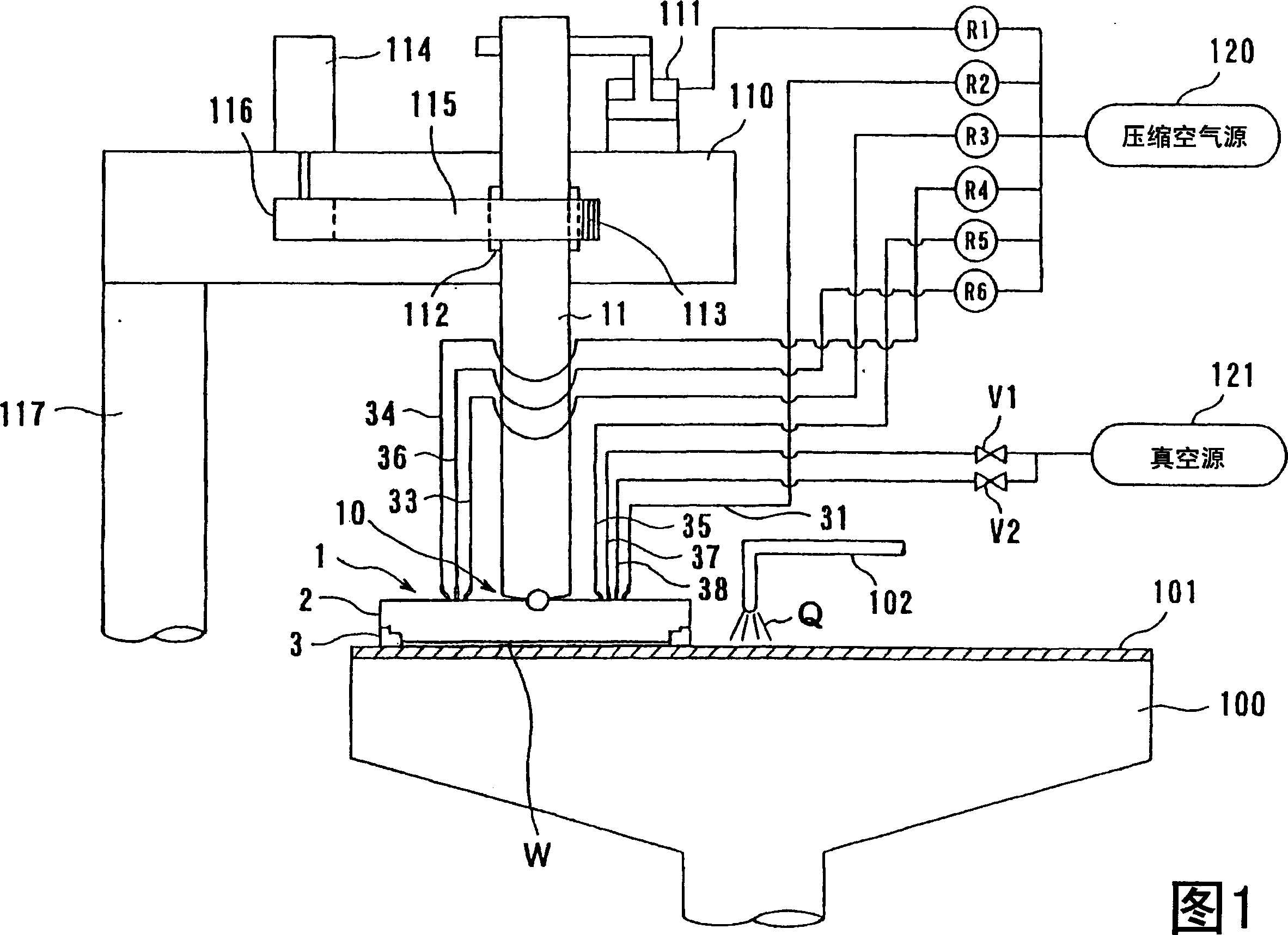 Substrate holding device and polishing device