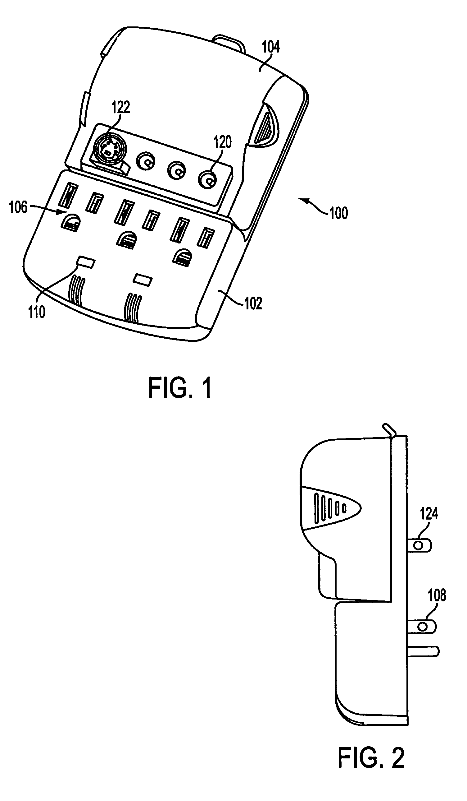 Multi-outlet AC/DC adapter