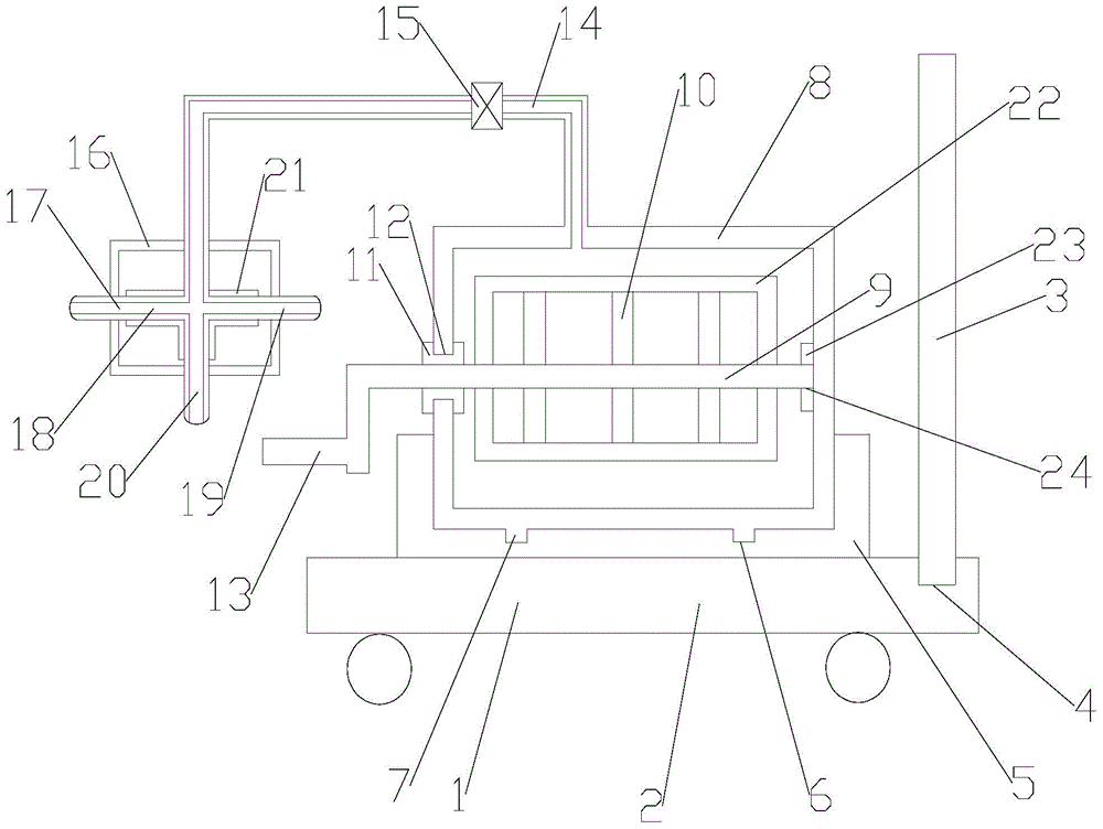 Surface spraying device for calcium tablets