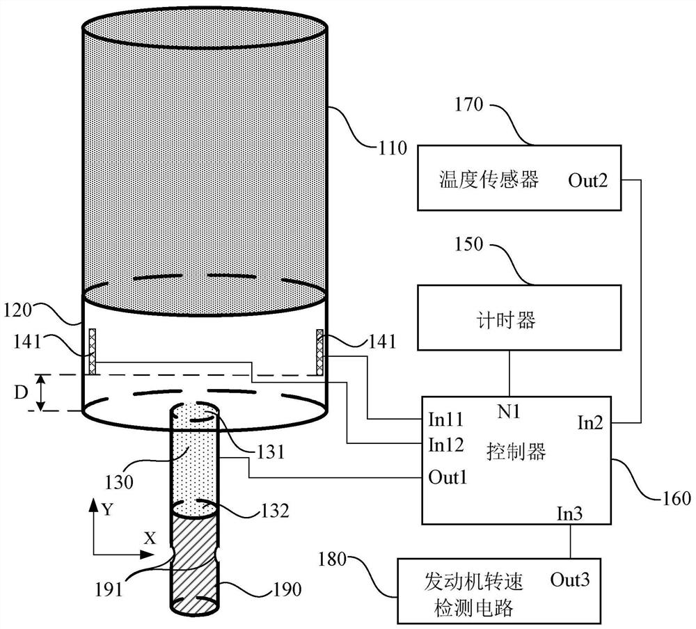 Engine fuel filter, fuel system and fault detection device