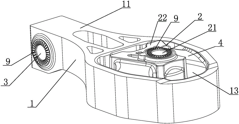 Torsion resistant pull rod of power assembly