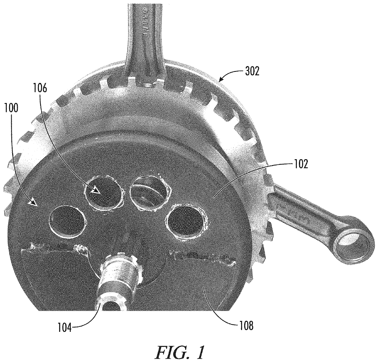 Engine counterbalanced by unbalanced crankshaft mounted accessory