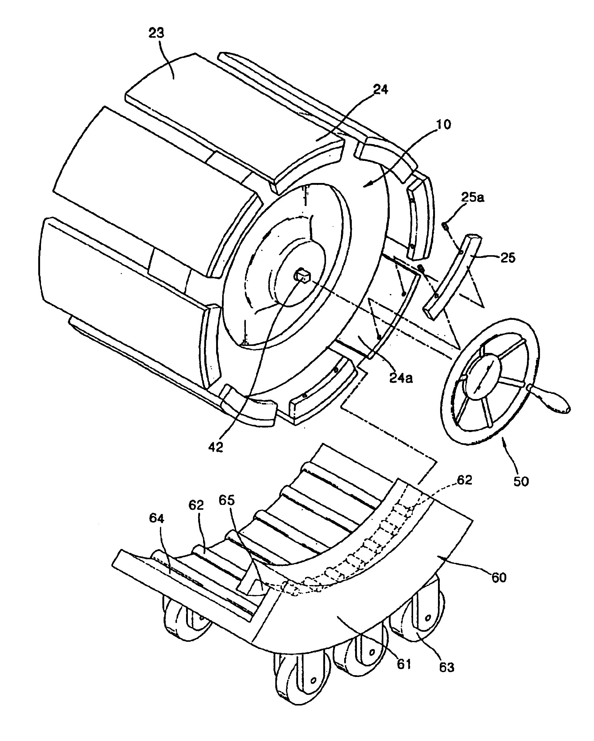 Tire clamp substituting for spare tire