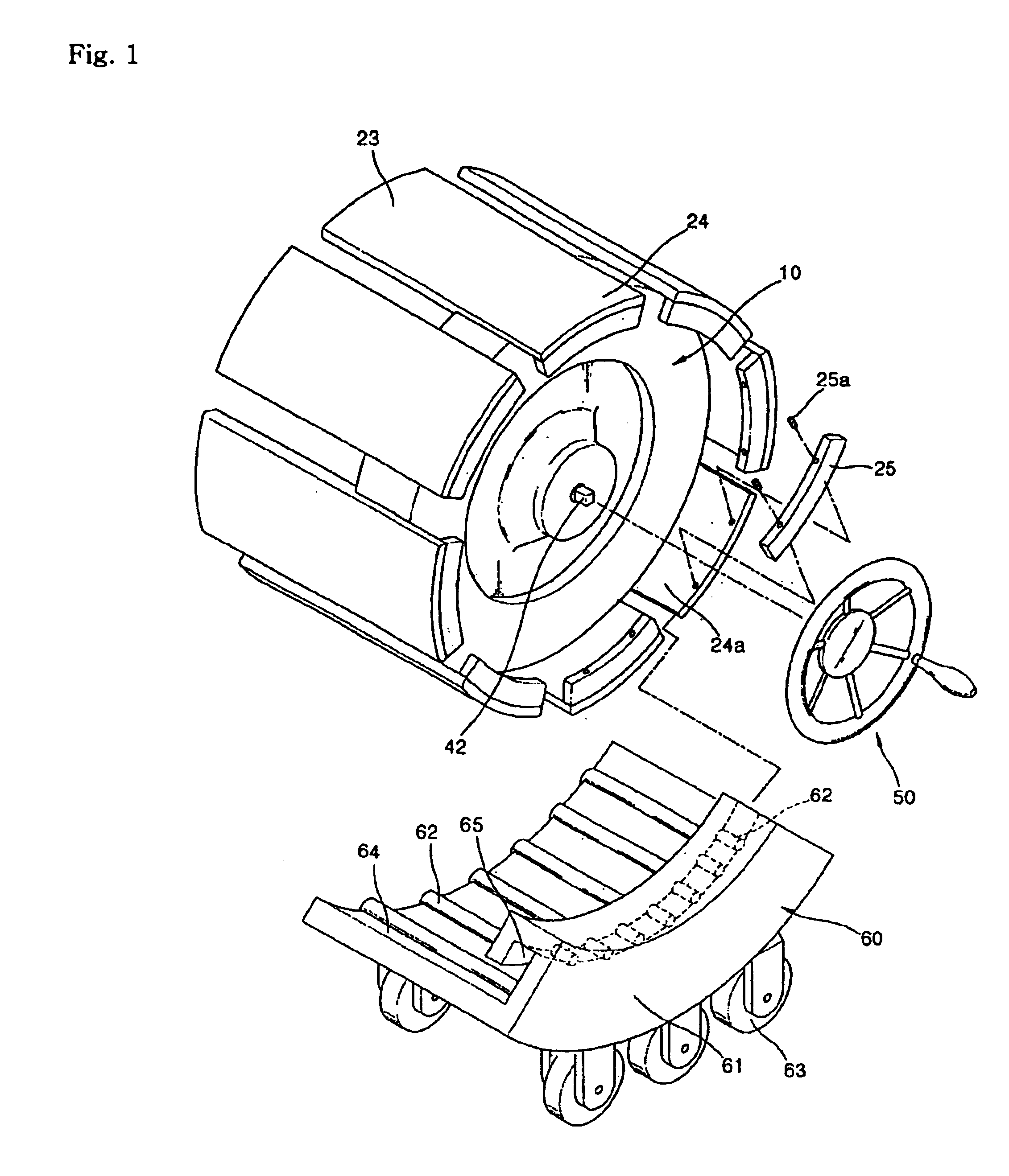 Tire clamp substituting for spare tire