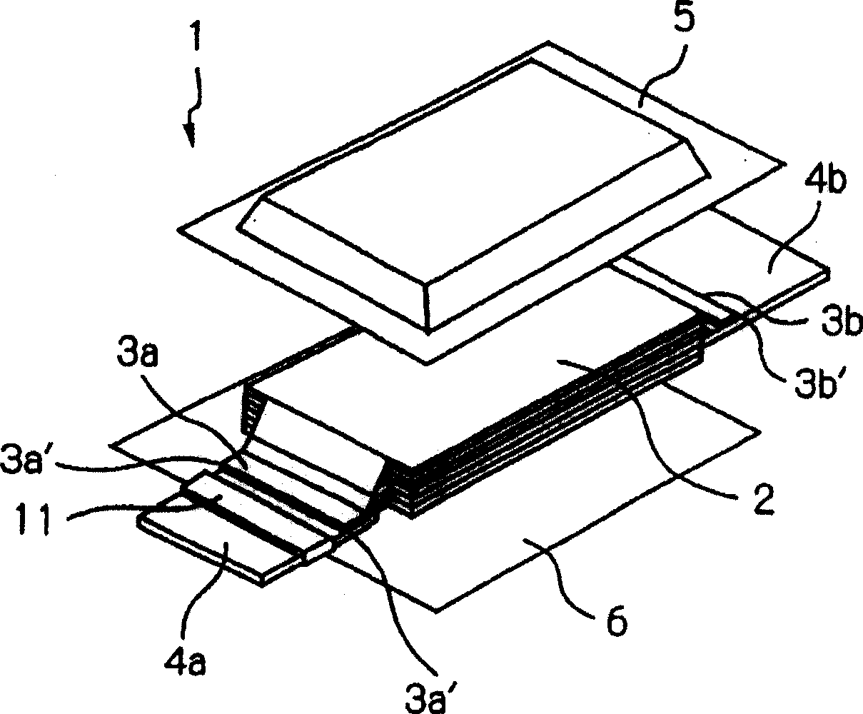 Film enclosed electric device and collector covering member for the film enclosed electric device