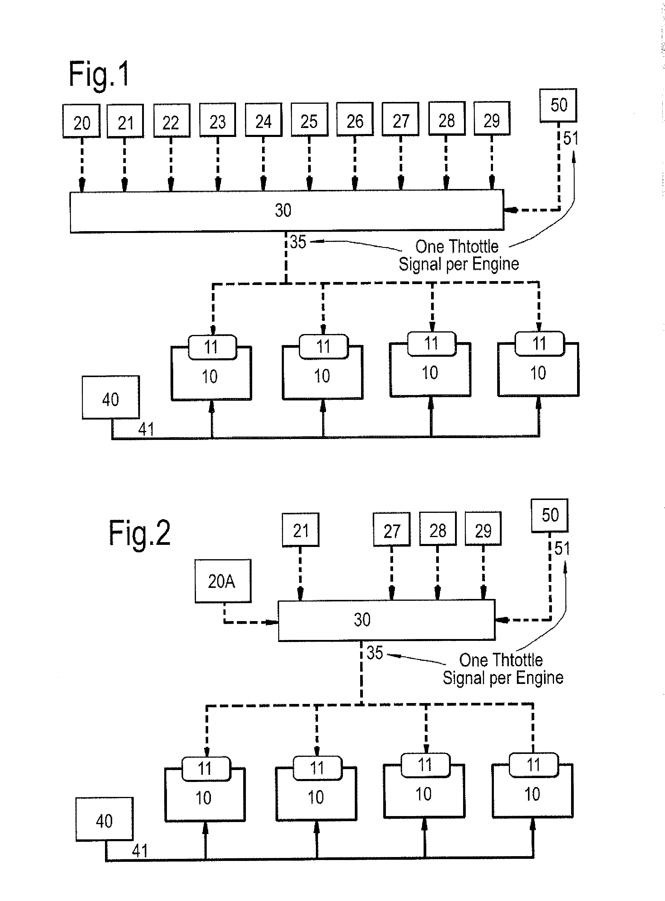 Aircraft vapour trail control system