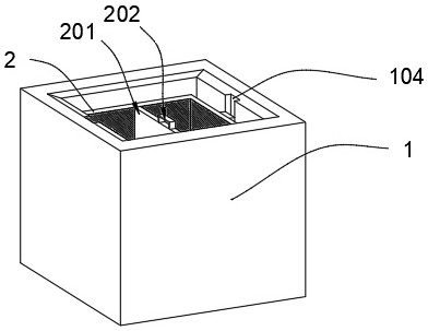 Sewage treatment device suitable for rural areas in cold regions