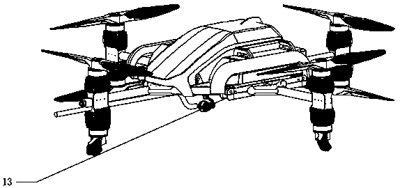 High-load fire-extinguishing unmanned aerial vehicle and fire-extinguishing method