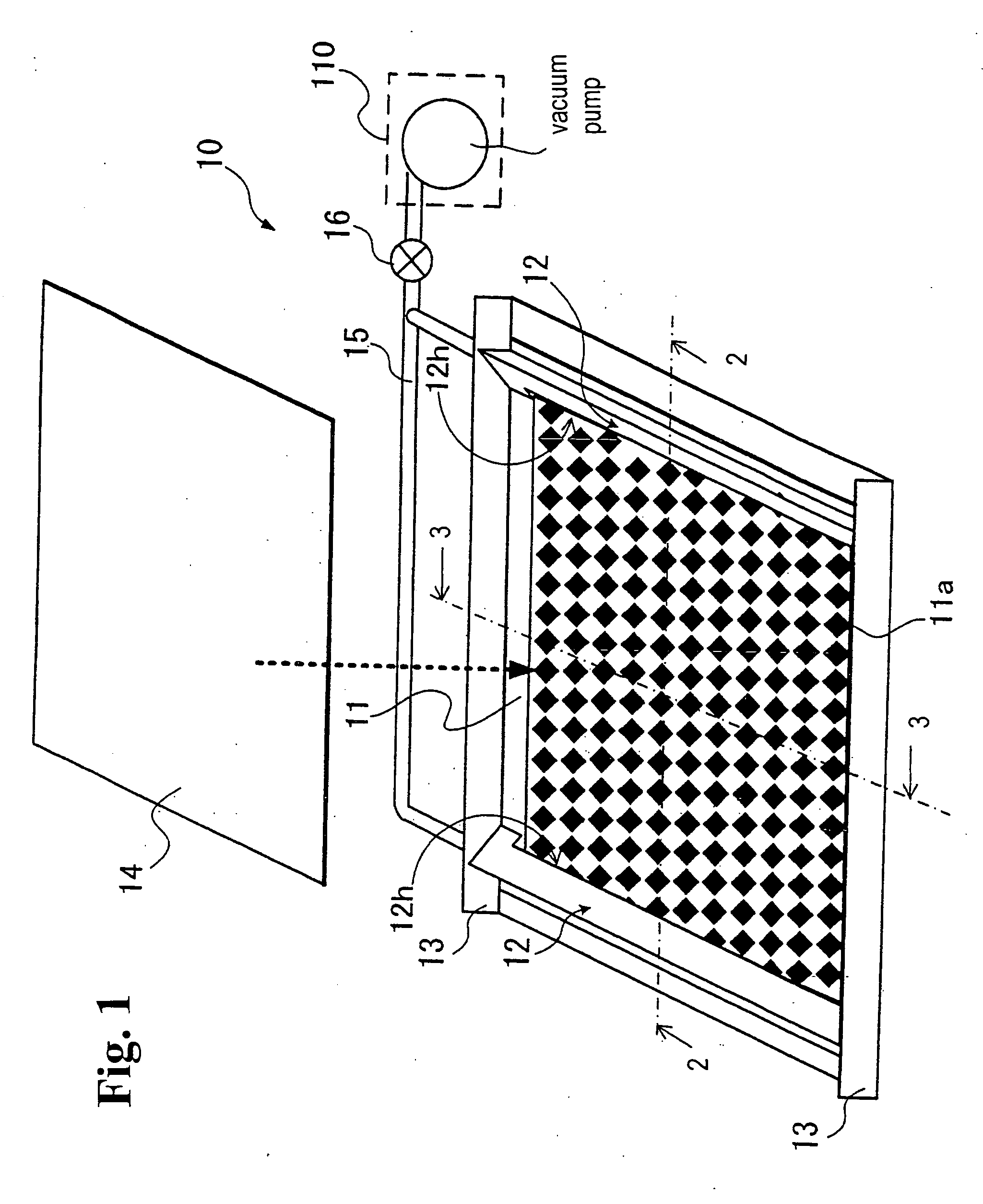 Vacuum lamination device and vacuum lamination method