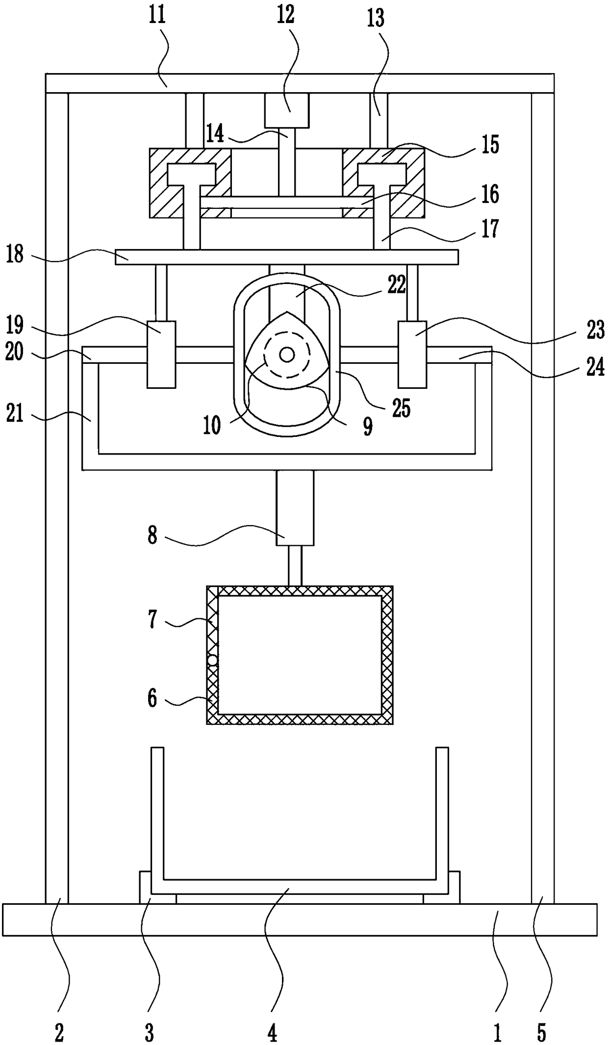 A rotary fast cleaning device for Chinese herbal medicine