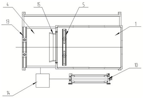 High-pressure water descaling device and method for forge piece