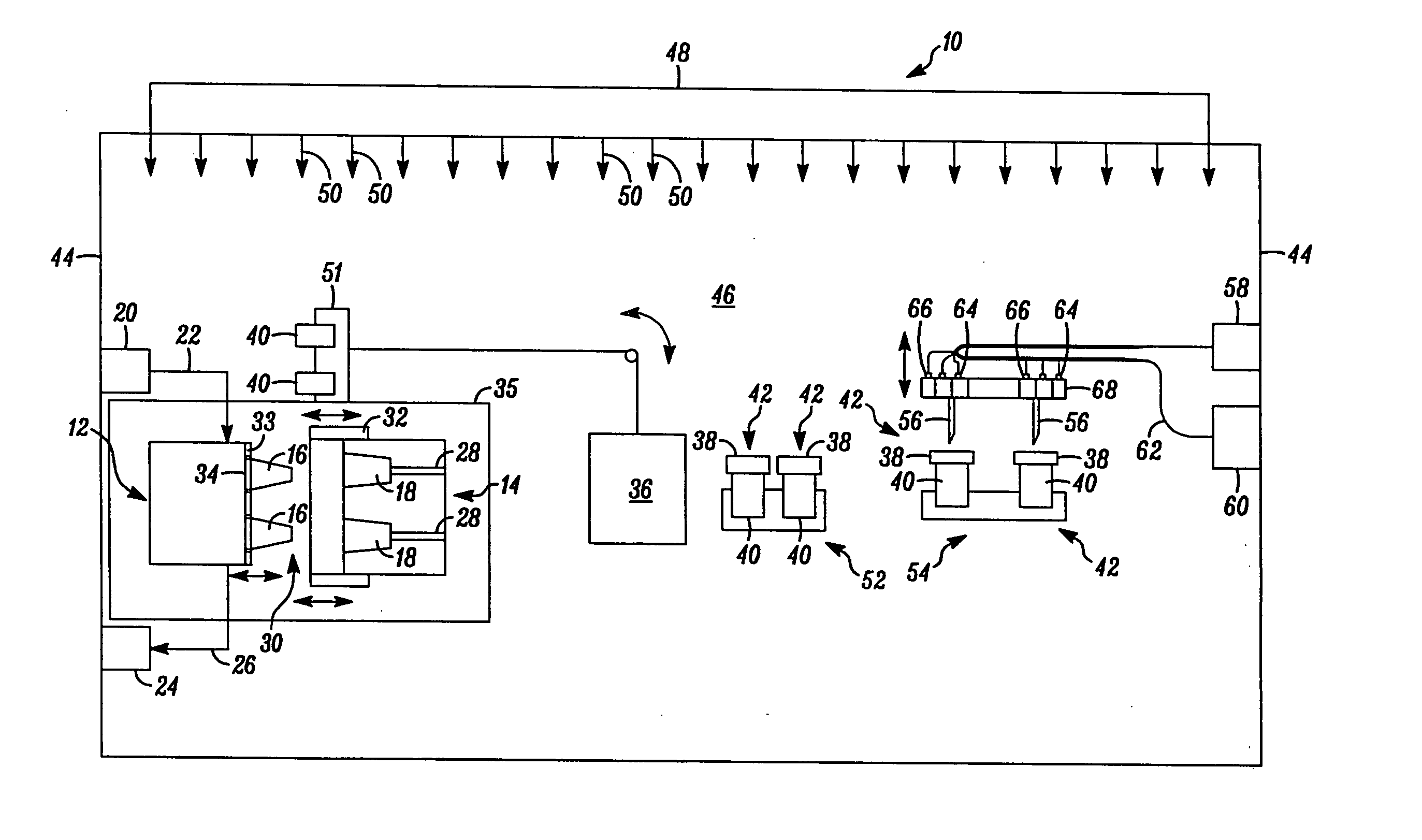 Sterile de-molding apparatus and method