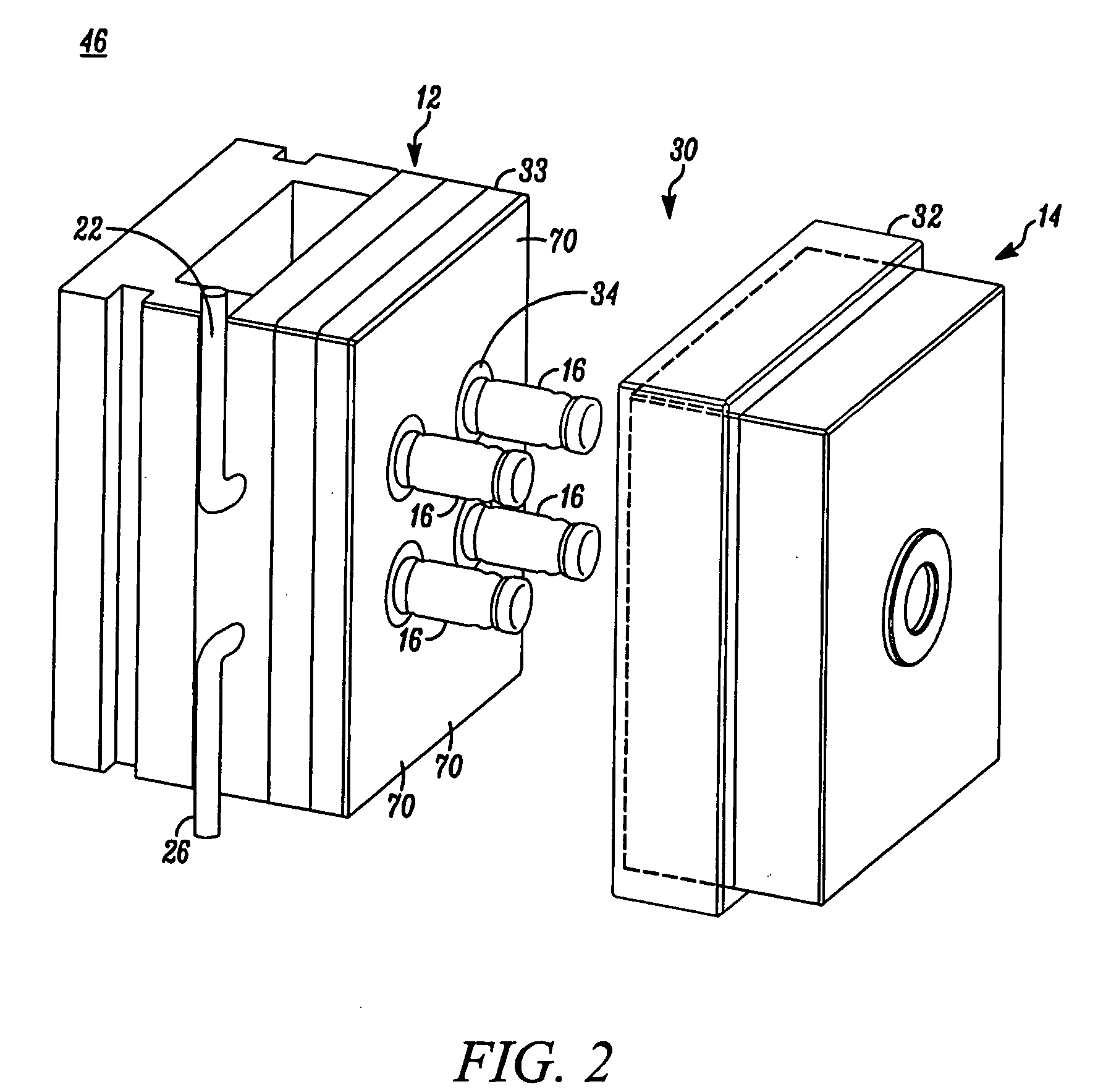 Sterile de-molding apparatus and method