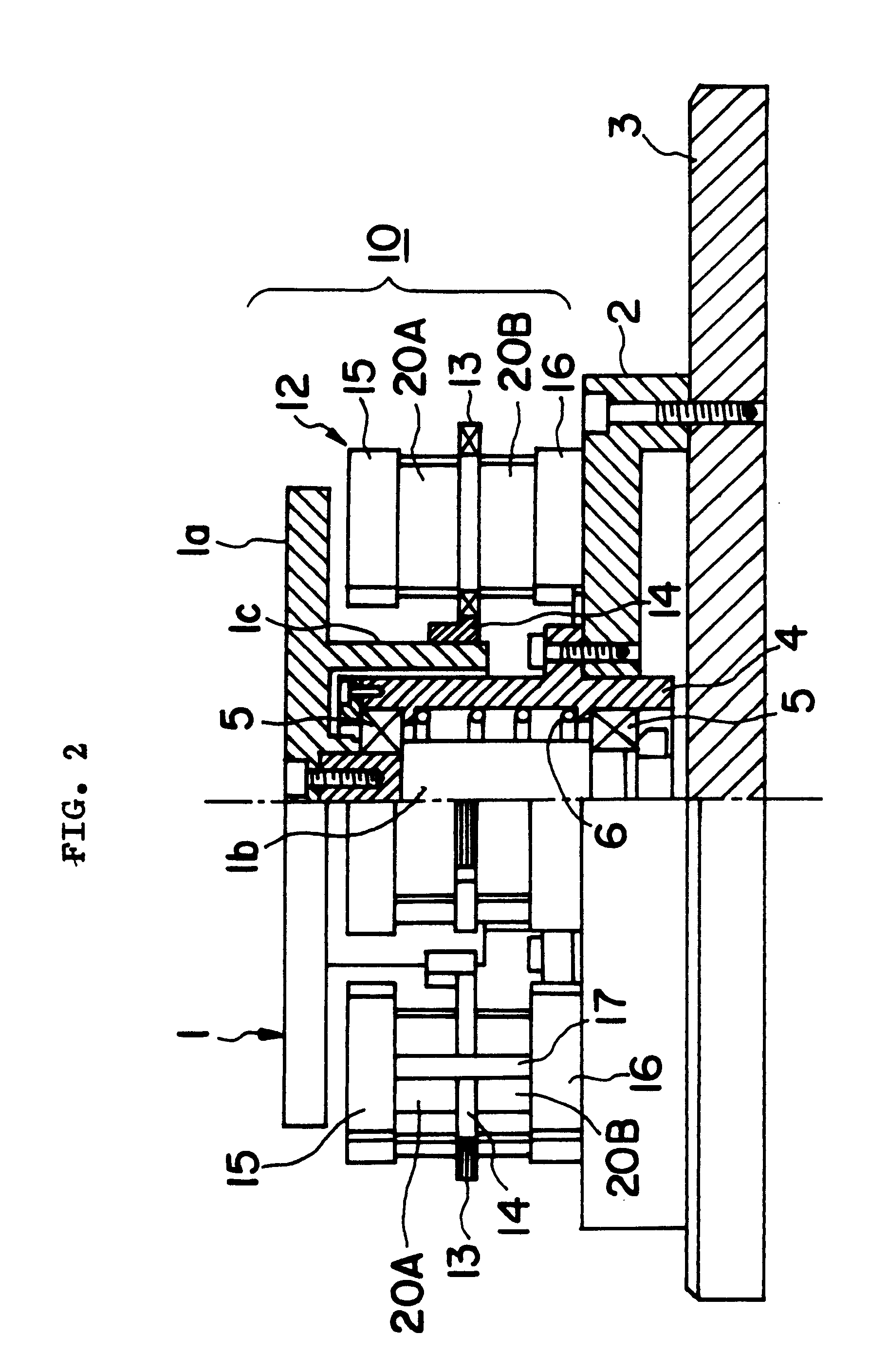 Rotational vibration testing apparatus