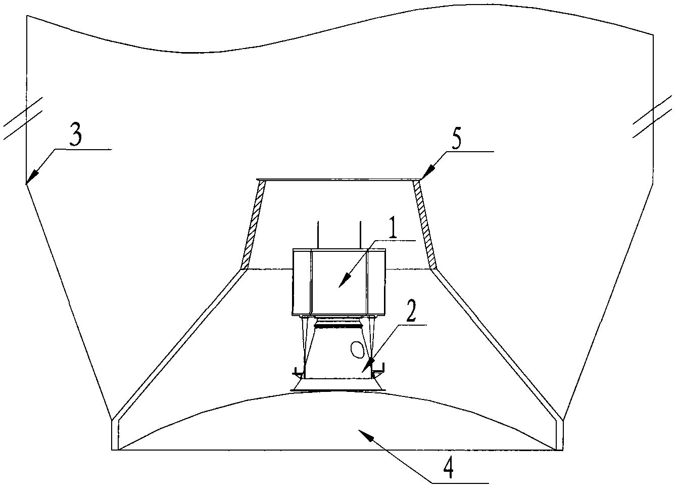 Octagonal battery-equipped array upright post micro satellite configuration