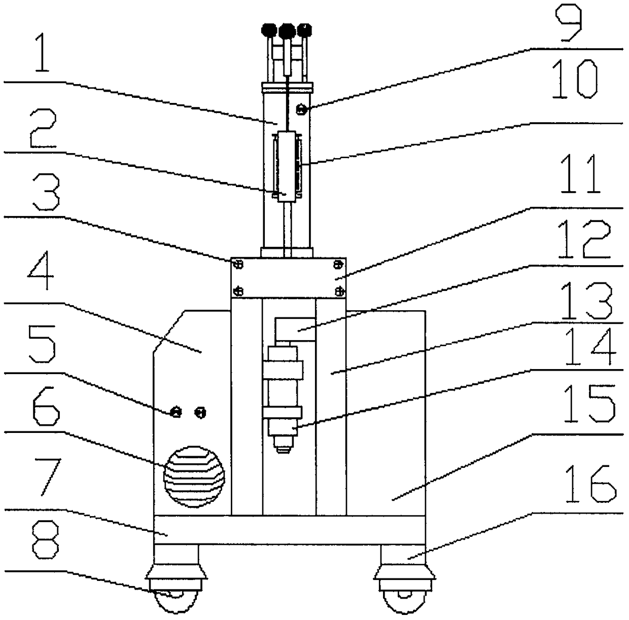 Light and convenient drilling machine