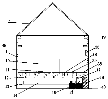 Heat-insulating henhouse for chick farming