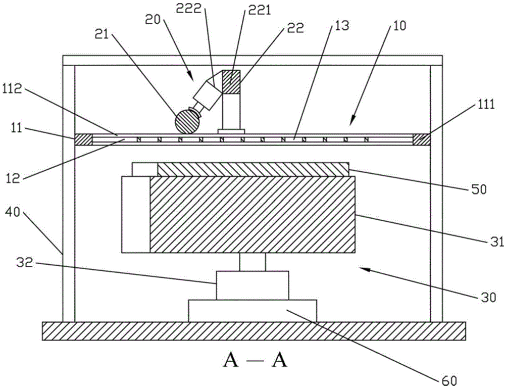 Screen printing method, screen structure and pressing marker