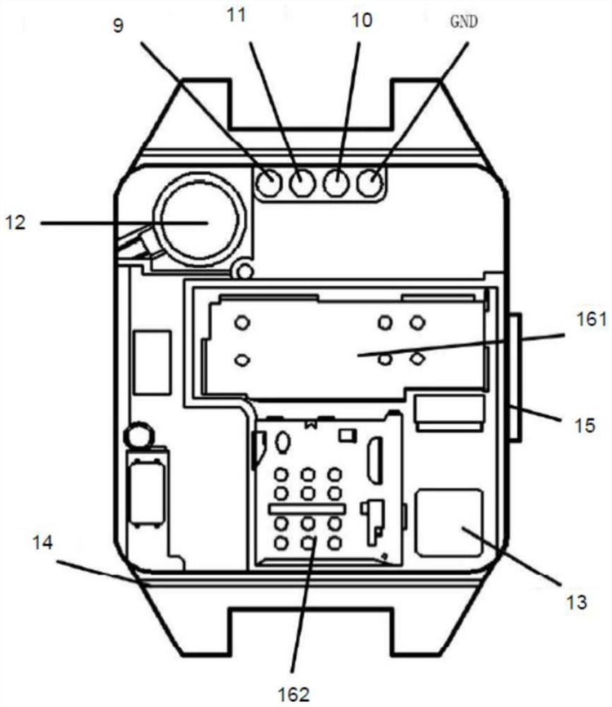 Health code travel card real-time updating method and electronic equipment