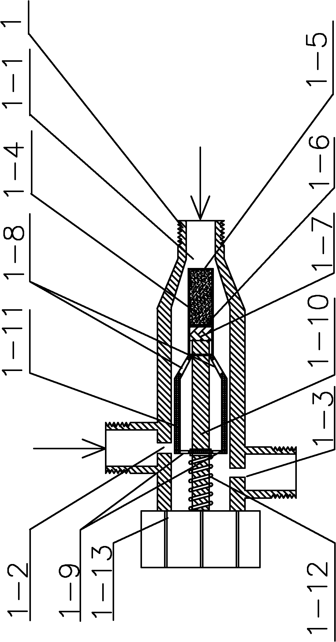 Heating system using self-operated three-way water-mixing temperature regulating valve