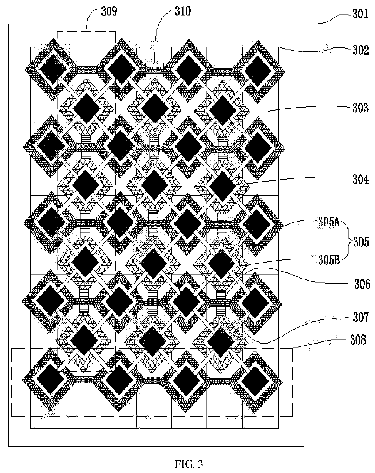 Active matrix organic light emitting diode (amoled) display panel