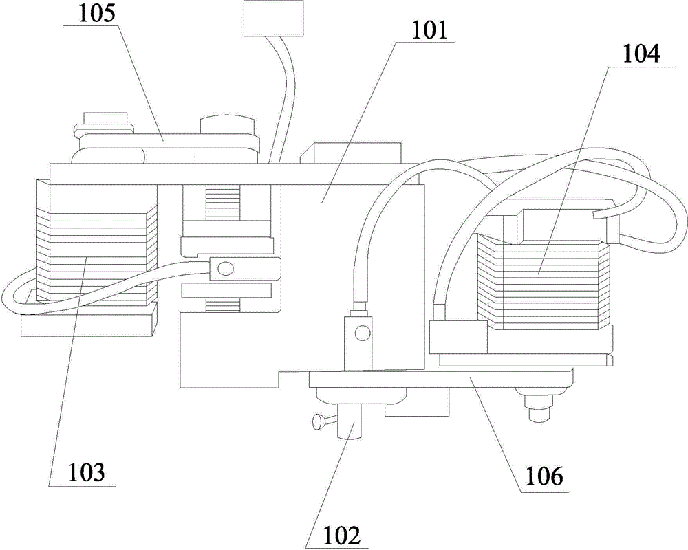 Pneumatic rotatable glass cutting machine