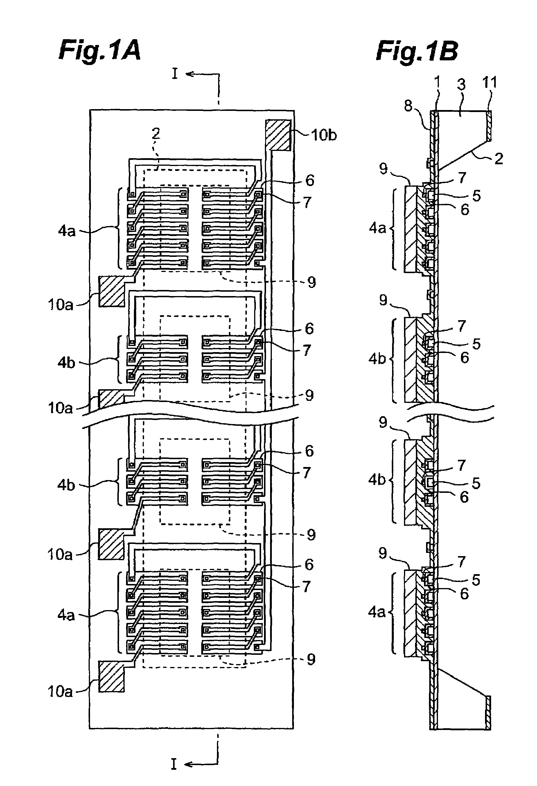 Infrared array detection device