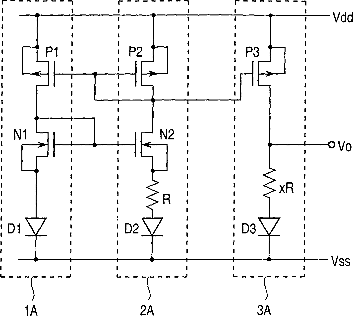 Bandgap reference voltage generating circuit