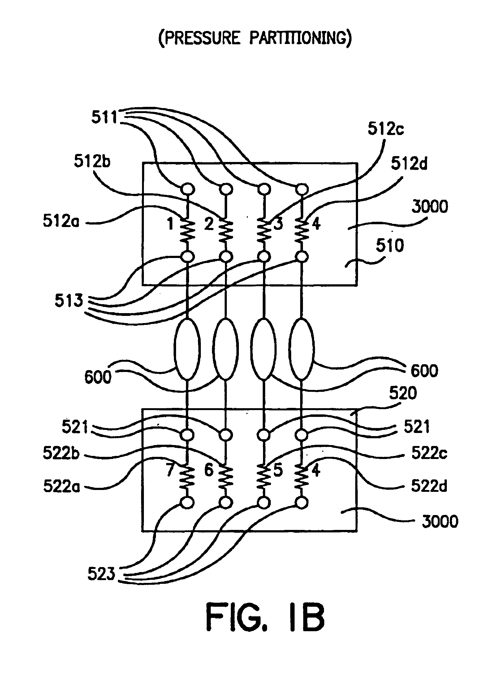 Parallel flow reactor having variable composition