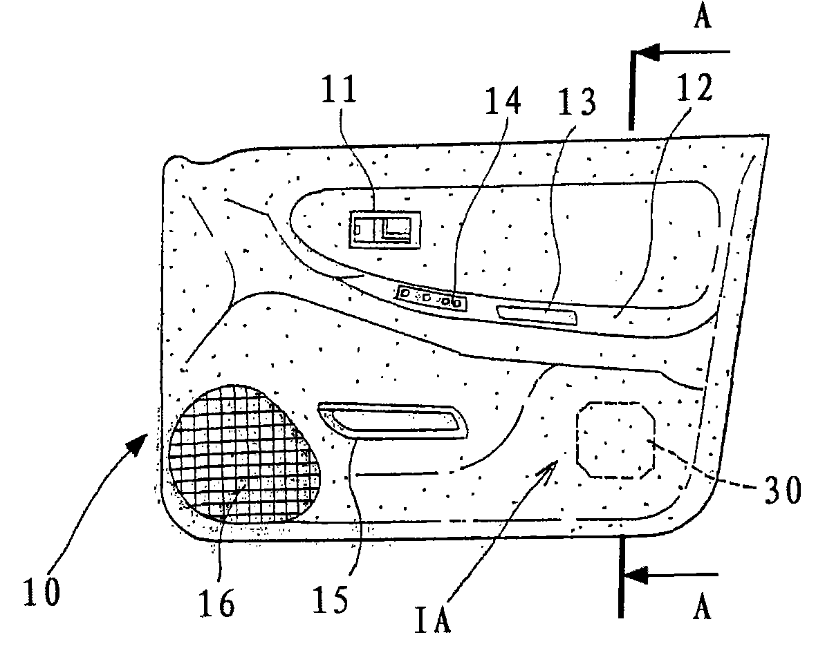 In-built component for automobile