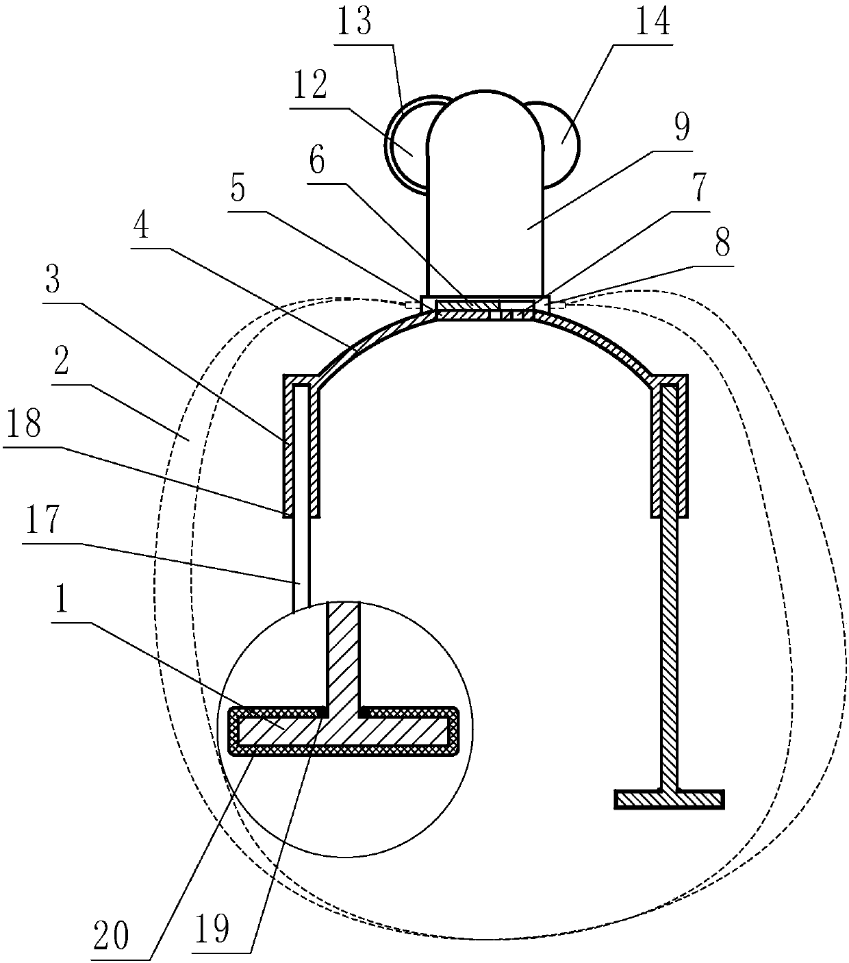 Multifunctional non-invasive ventilator mask