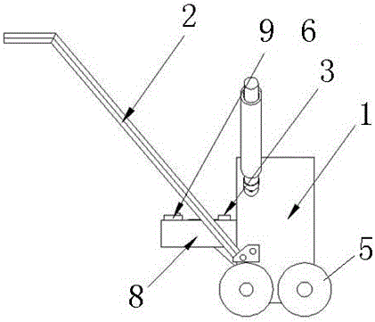 Tobacco seedling stage film uncovering machine