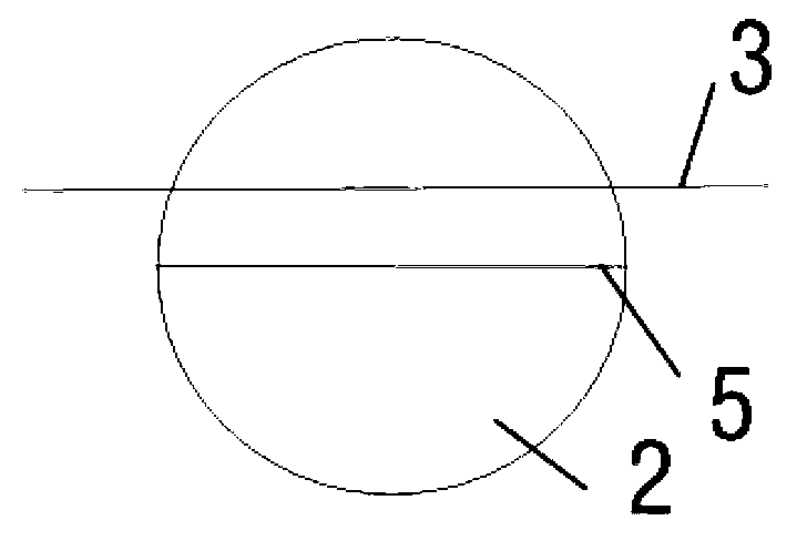 Silicon carbide monocrystal cutting line positioning method