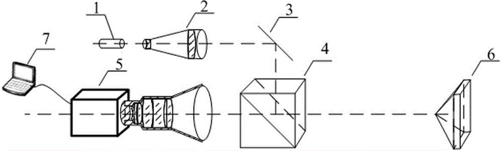 A three-dimensional small-angle measuring device and method