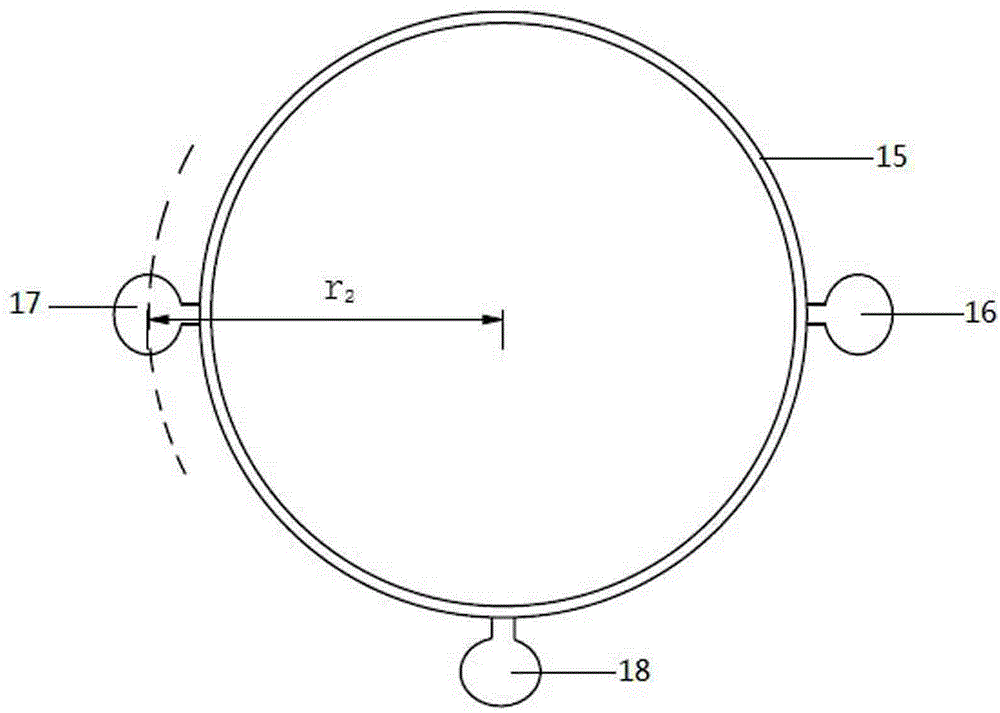 Fresnel polar-shaft type fixed-focus light-gathering device and guide-rod design method thereof