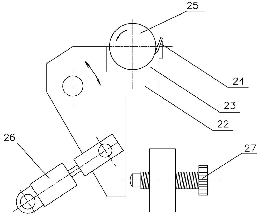 Double-color roller printing machine matched with fixed-step-length stepping traction equipment