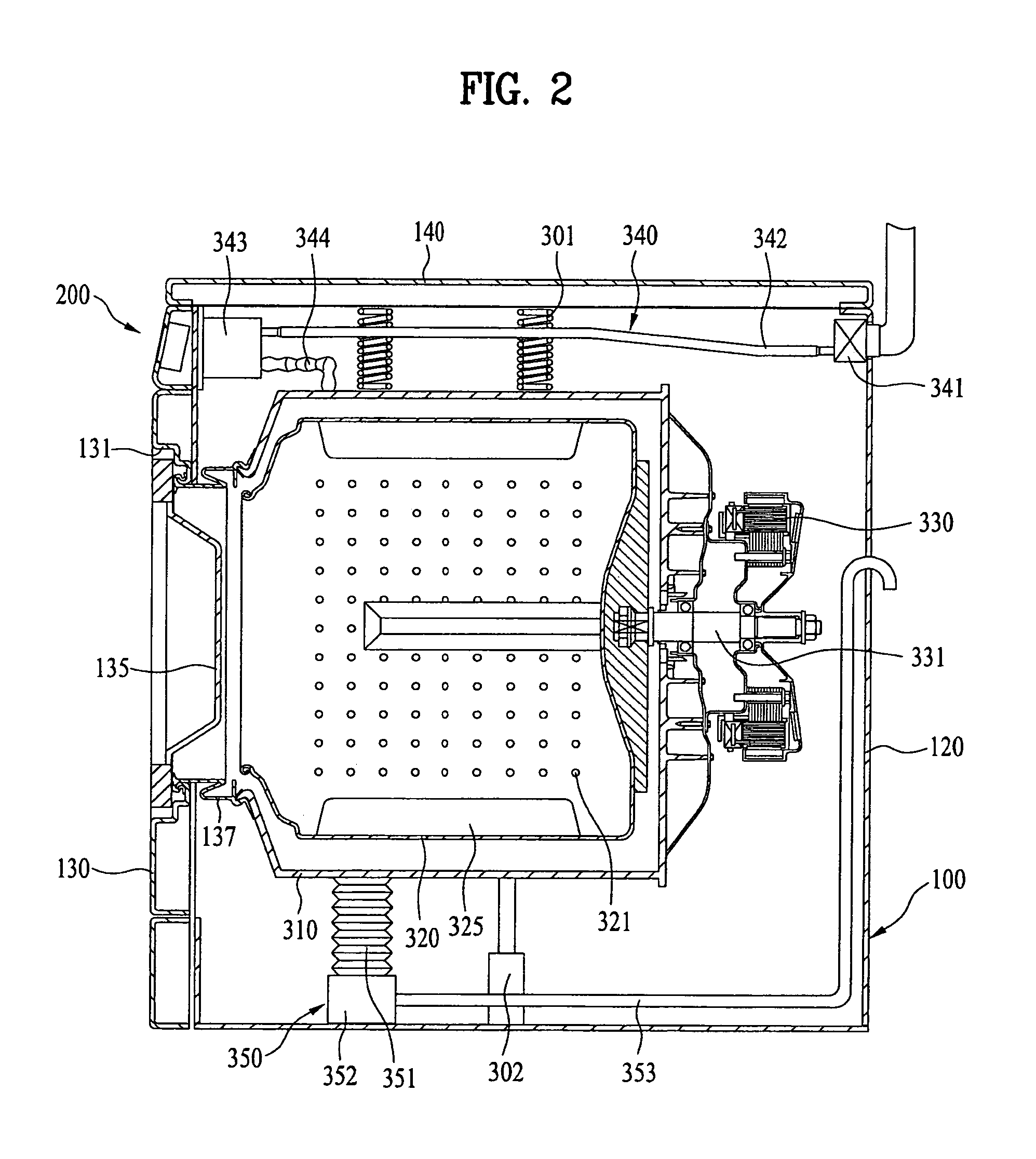 Control panel assembly for washing machine