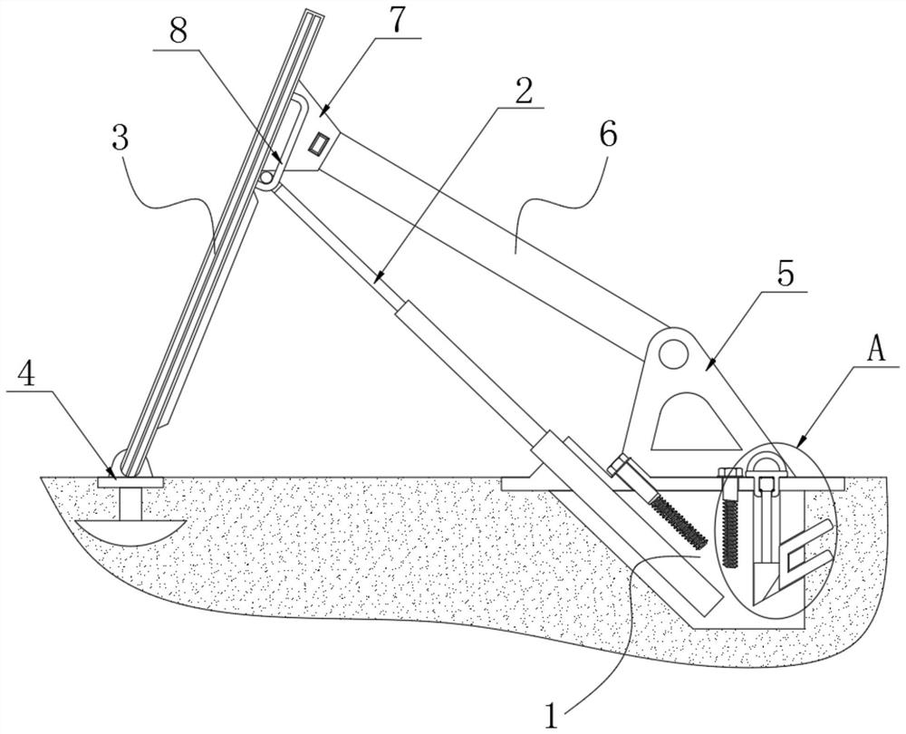 Automatic lifting hydraulic movable water retaining dam based on PLC control