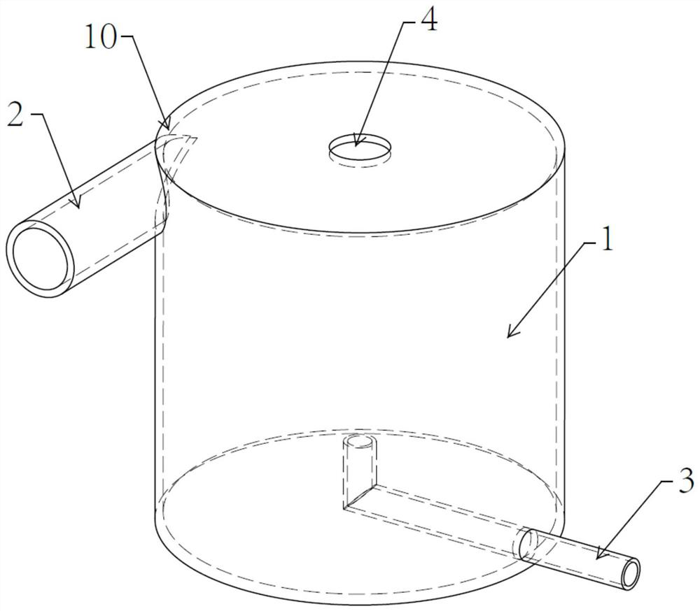 Gas-liquid or liquid-liquid mixed ultramicro bubble generation device