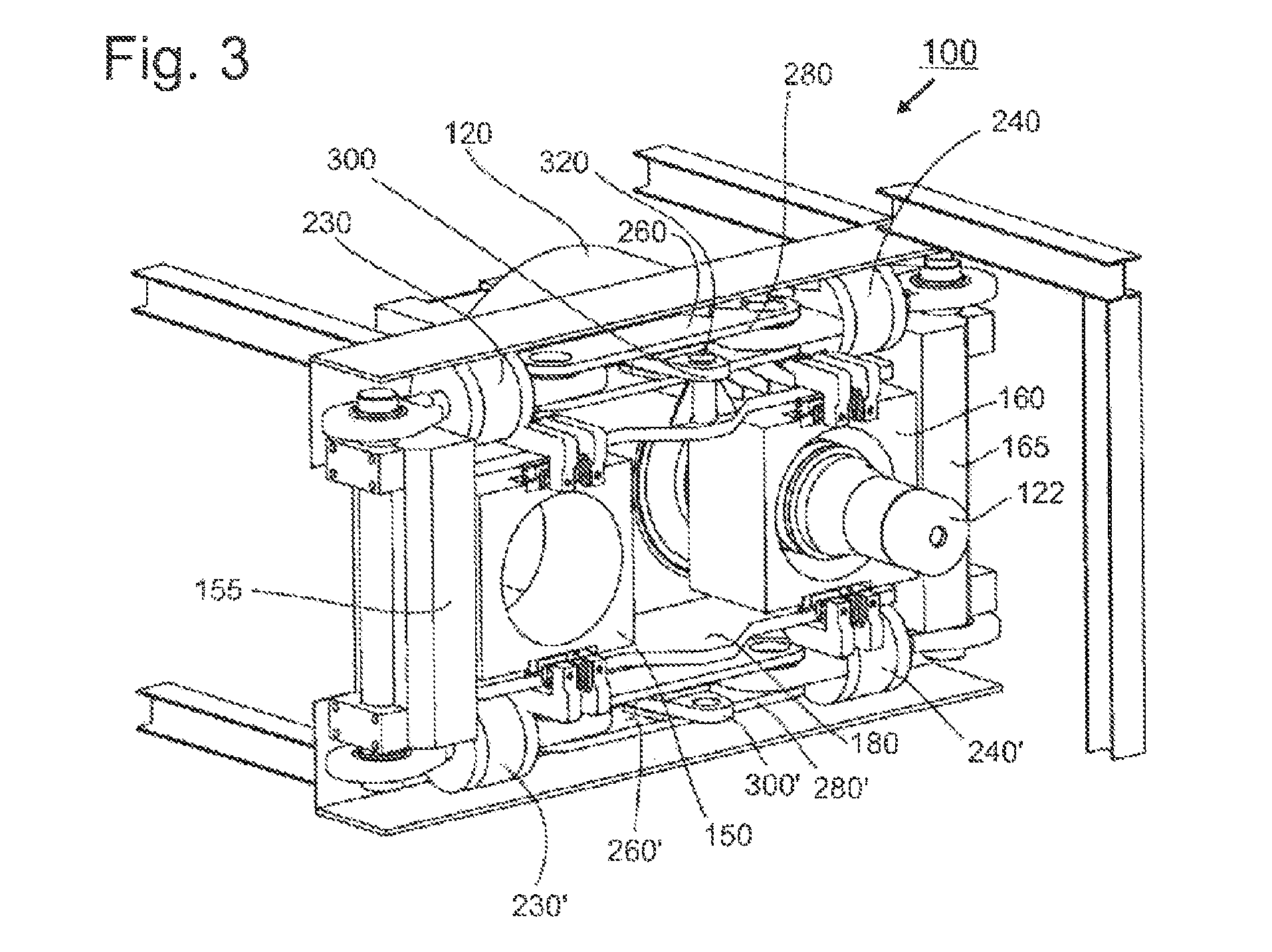 Roller press having torque balance