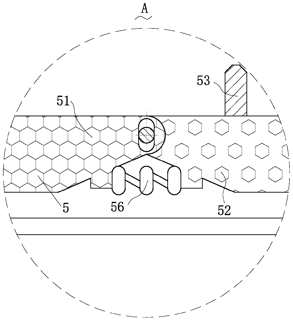 Reaction kettle convenient for layered disassembling of filter screens