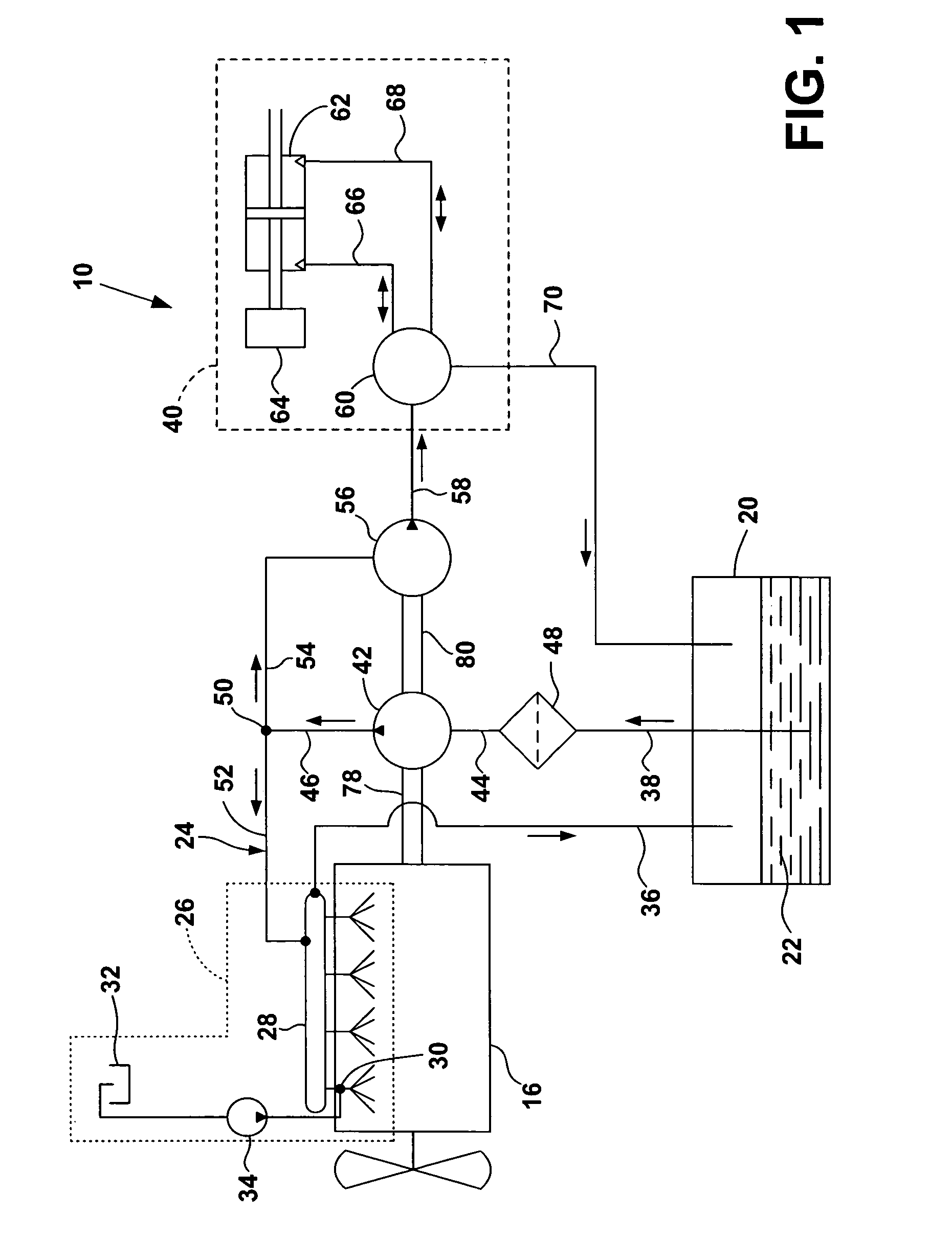 Hydraulic power steering system utilizing fuel as a working fluid