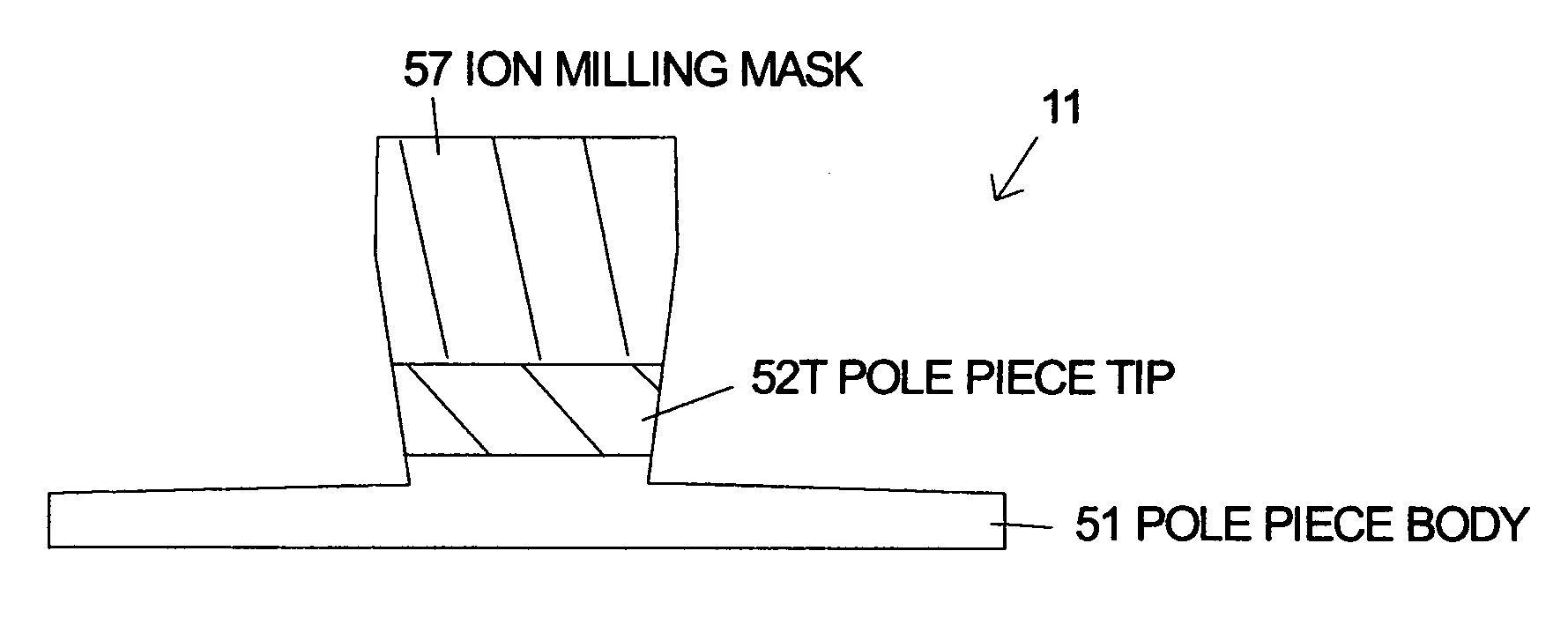 Method for fabricating a pole tip in a magnetic transducer