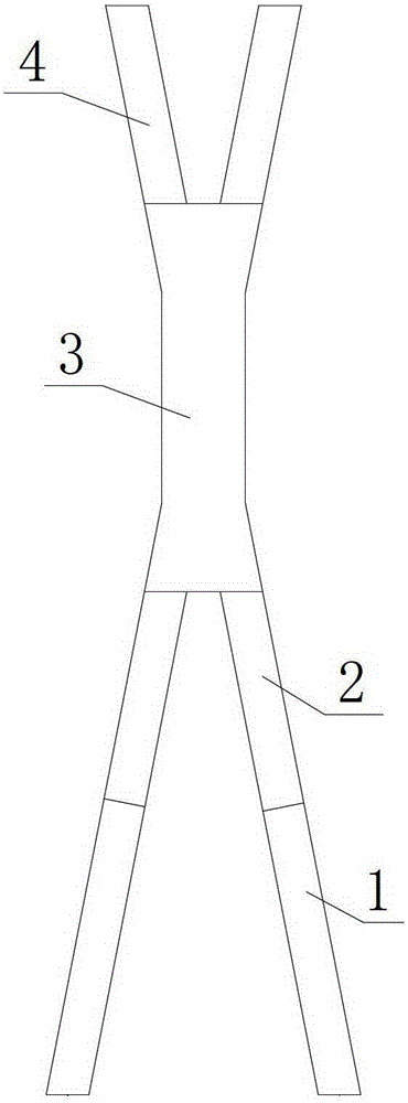 Construction method of x-shaped column of air cooling tower