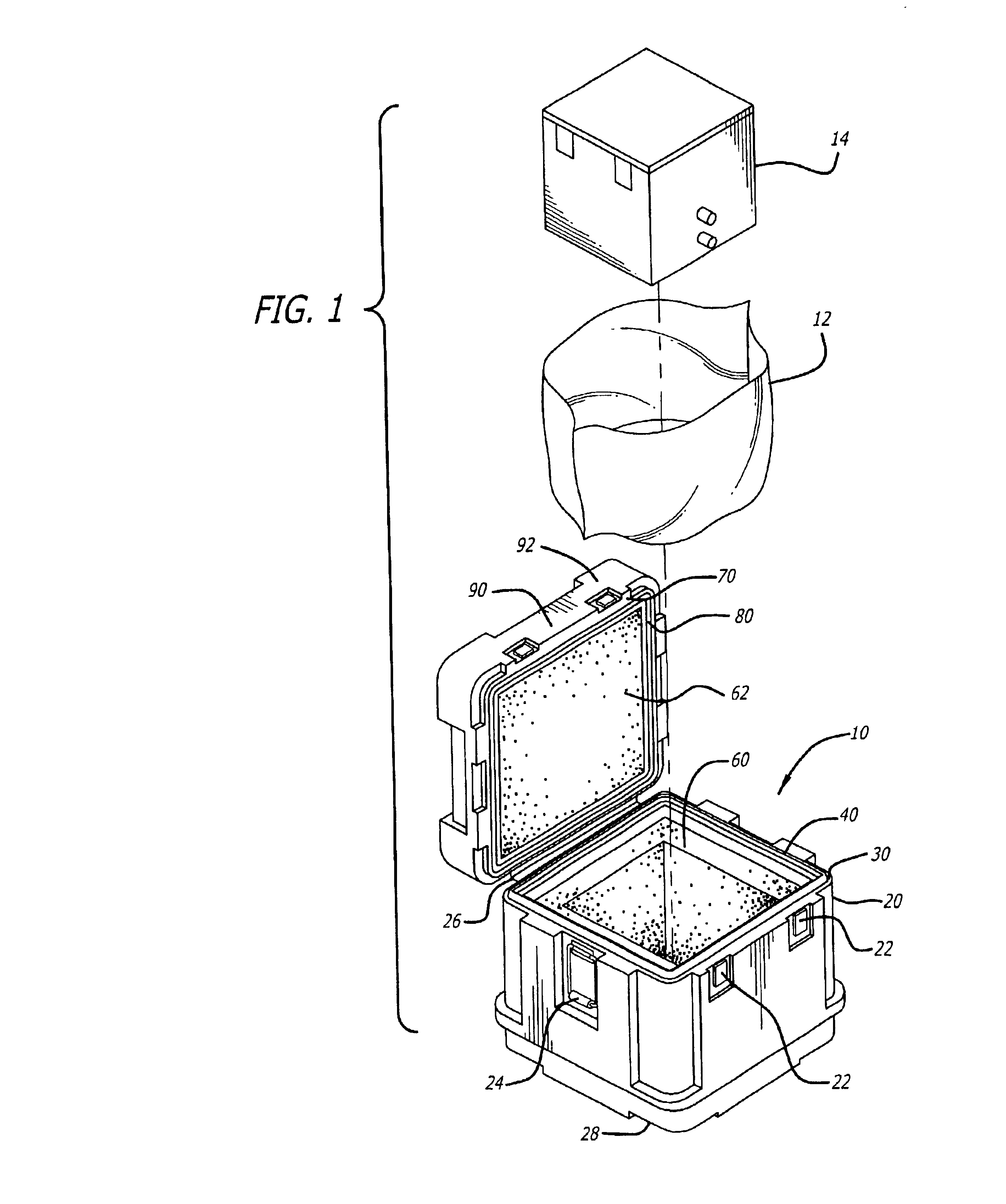 Multiple seal storage and transport container