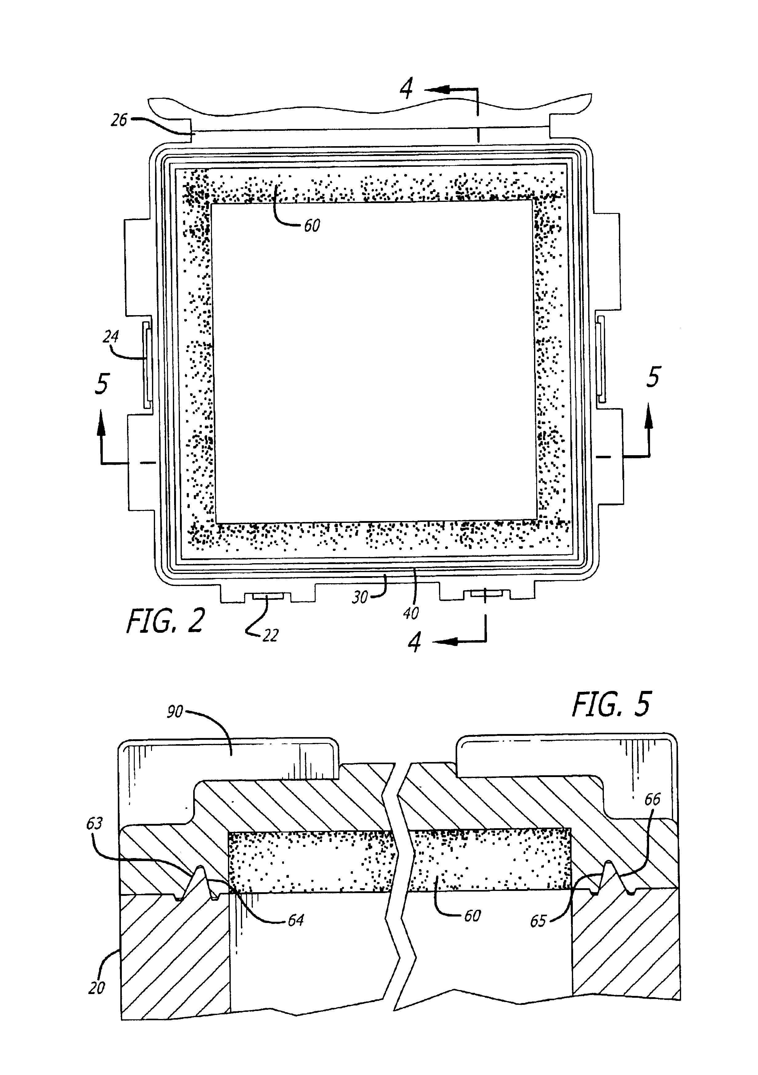 Multiple seal storage and transport container