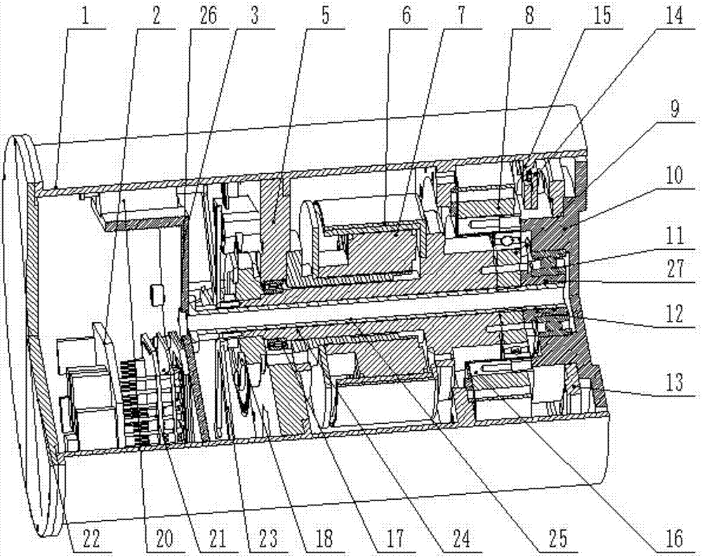 Hollow type drive and control integrated intelligent modular joint