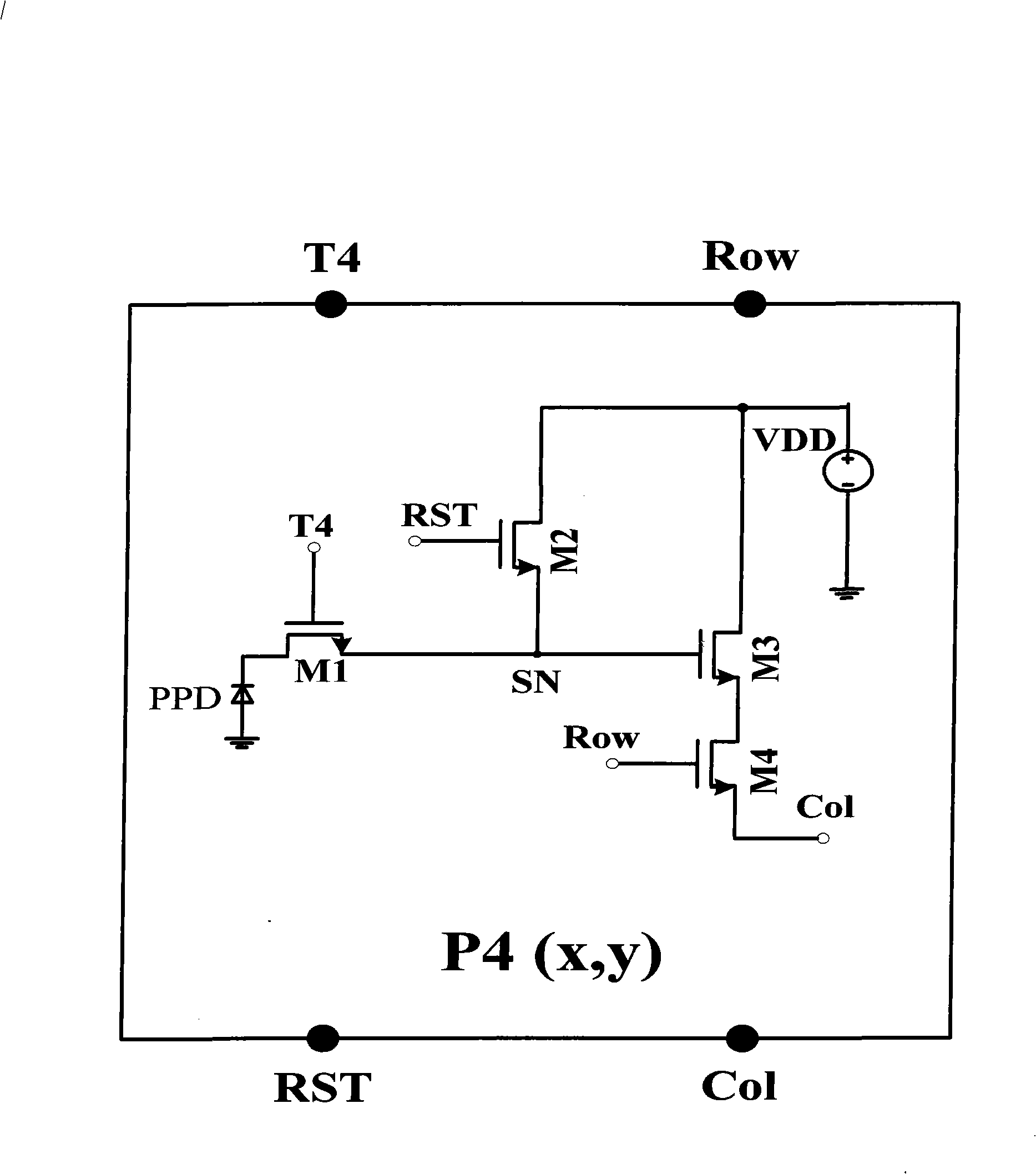 CMOS image sensor active pixel capable of changing operation mode and image sensor thereof